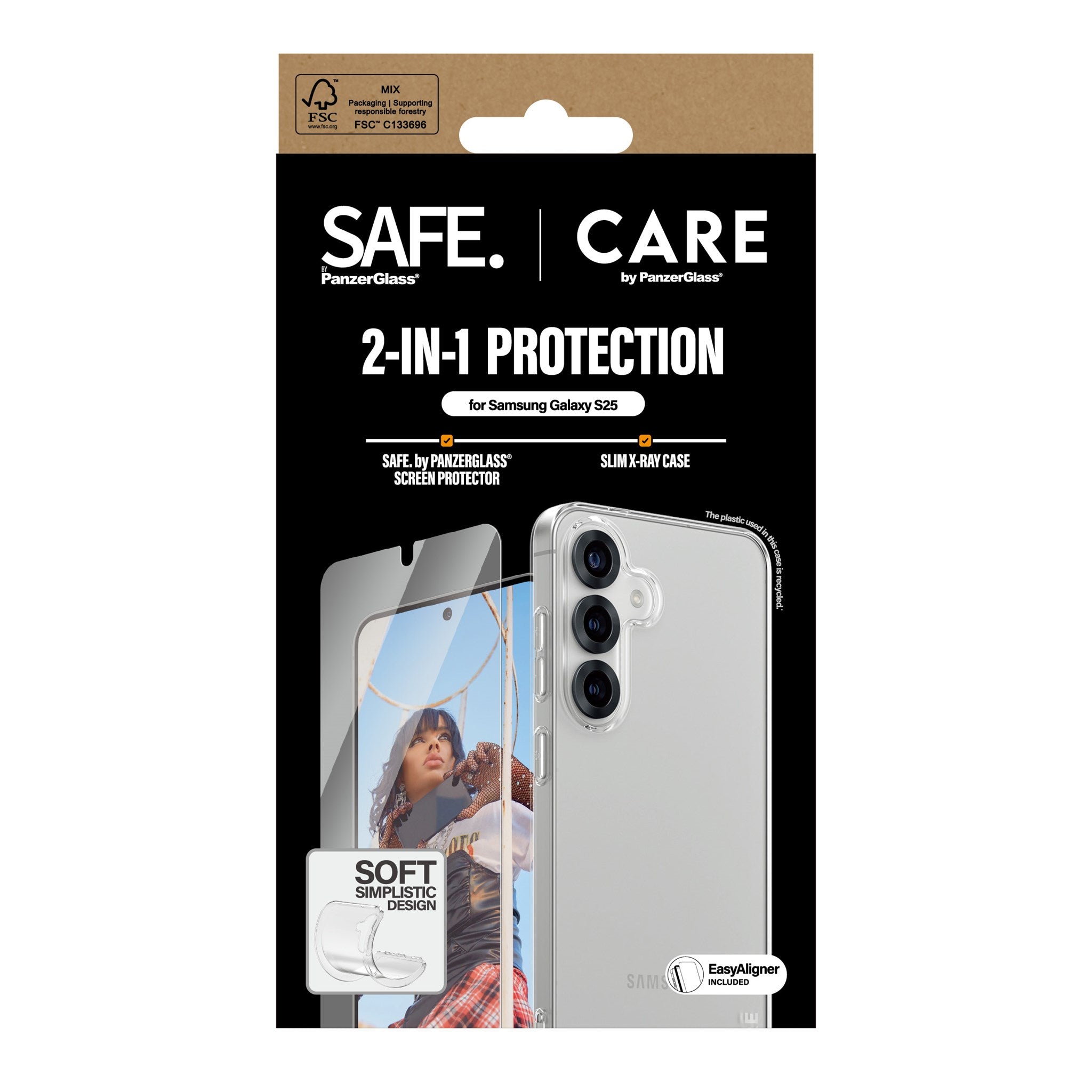CARE by PanzerGlass® 2-in-1 Bundle Samsung Galaxy S25
